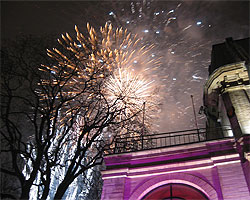 новогодний салют в Таллинне