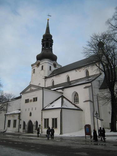 Таллинн, Домский собор зимой